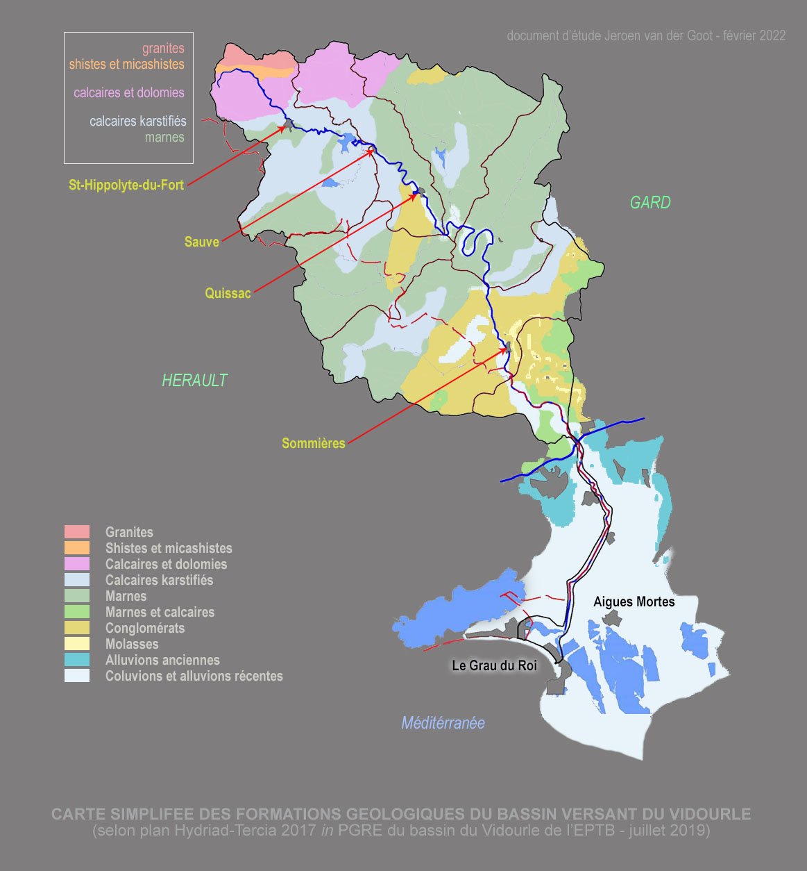 Bassin géologique du Vidourle