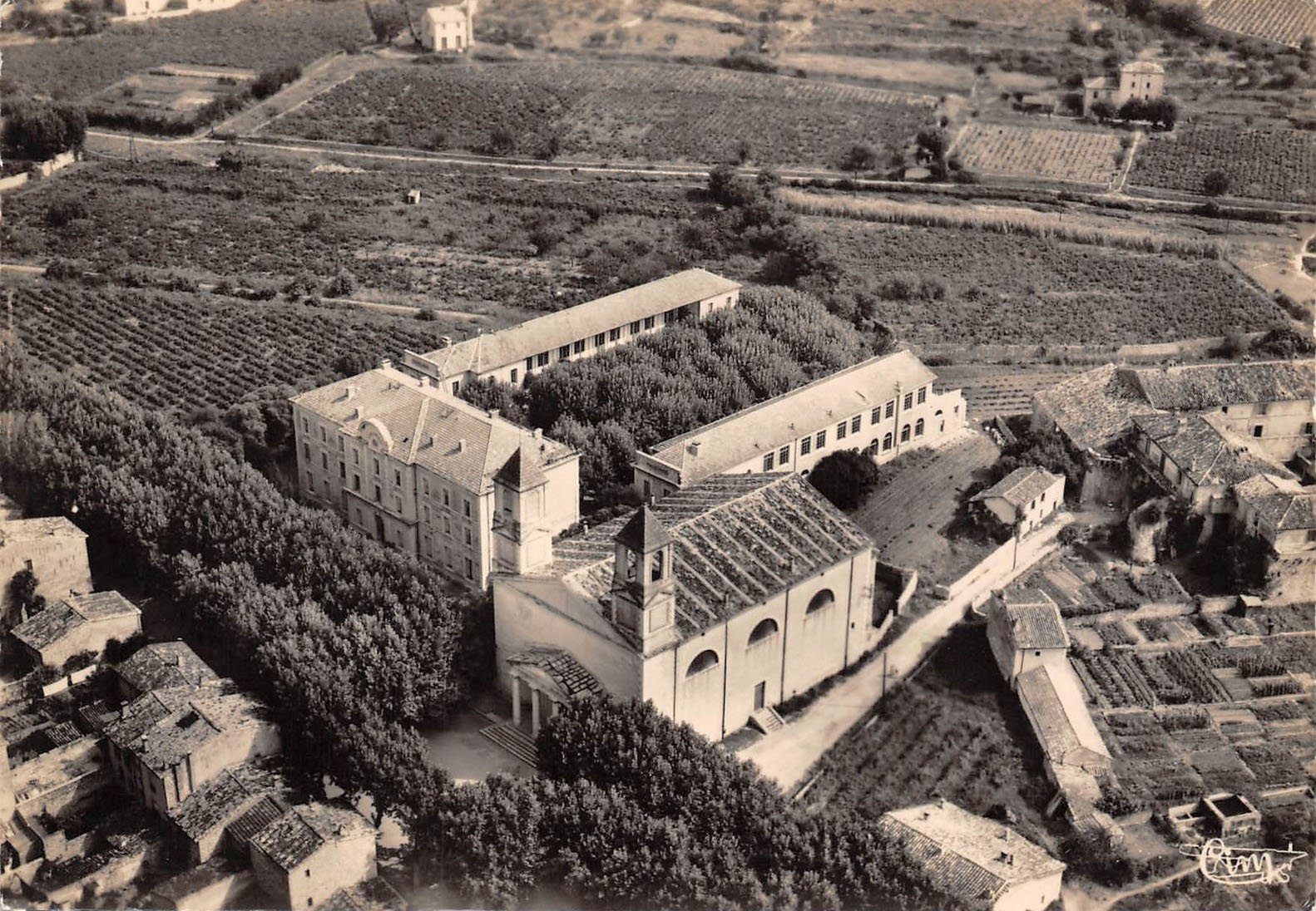 Vue aérienne du Pradet