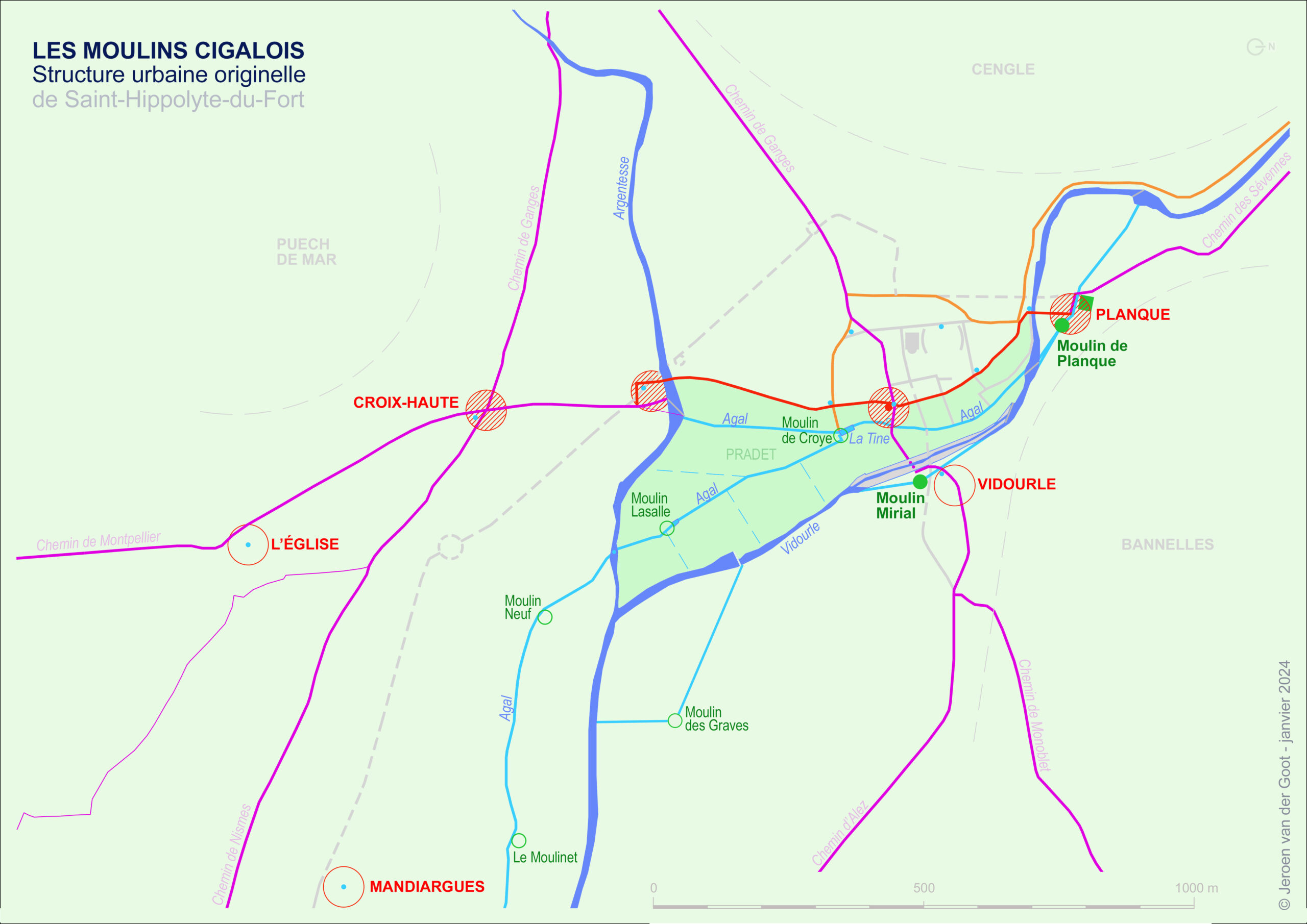 Les moulins cigalois