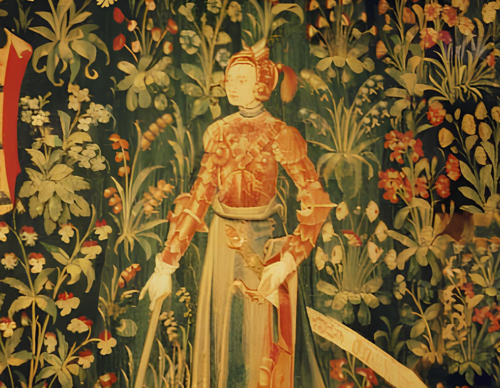 tapisserie au musée du château d’Angers représentant Penthésilée